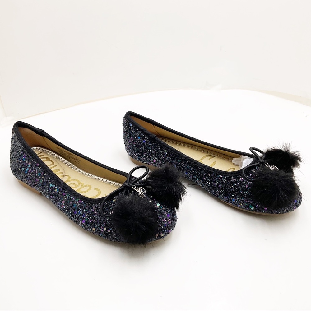 💕HP💕🆕{Sam Edelman}Glitter Felicia Ballet Flats - Picture 3 of 9